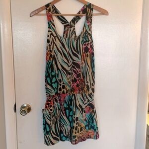 XX1 designer dress/romper/long shirt Cheetah/Zebra print - Medium